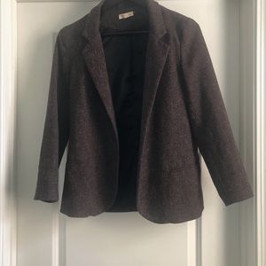 Brown Tweed Blazer